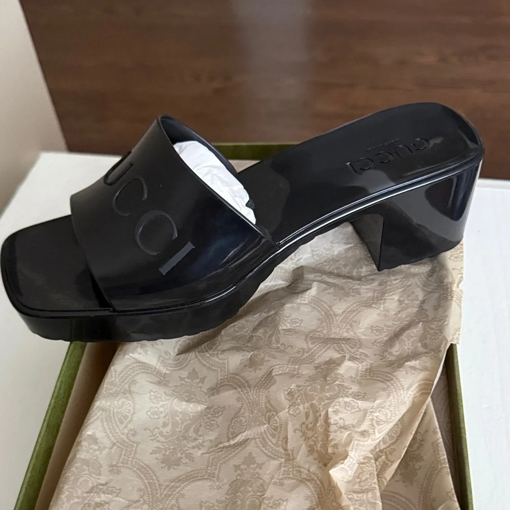 Gucci Black Women's Mules - Picture 1 of 3
